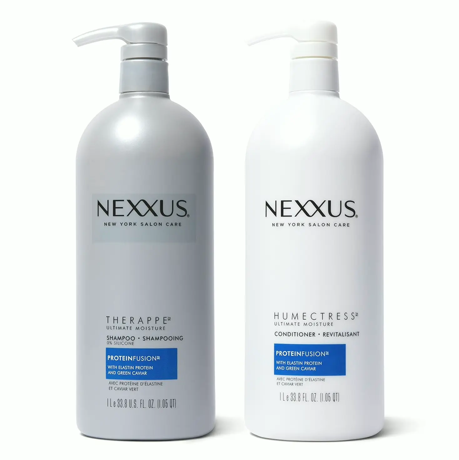 Nexxus Hair Wash & Conditioner Duo for Parched Hair - 33.8 oz