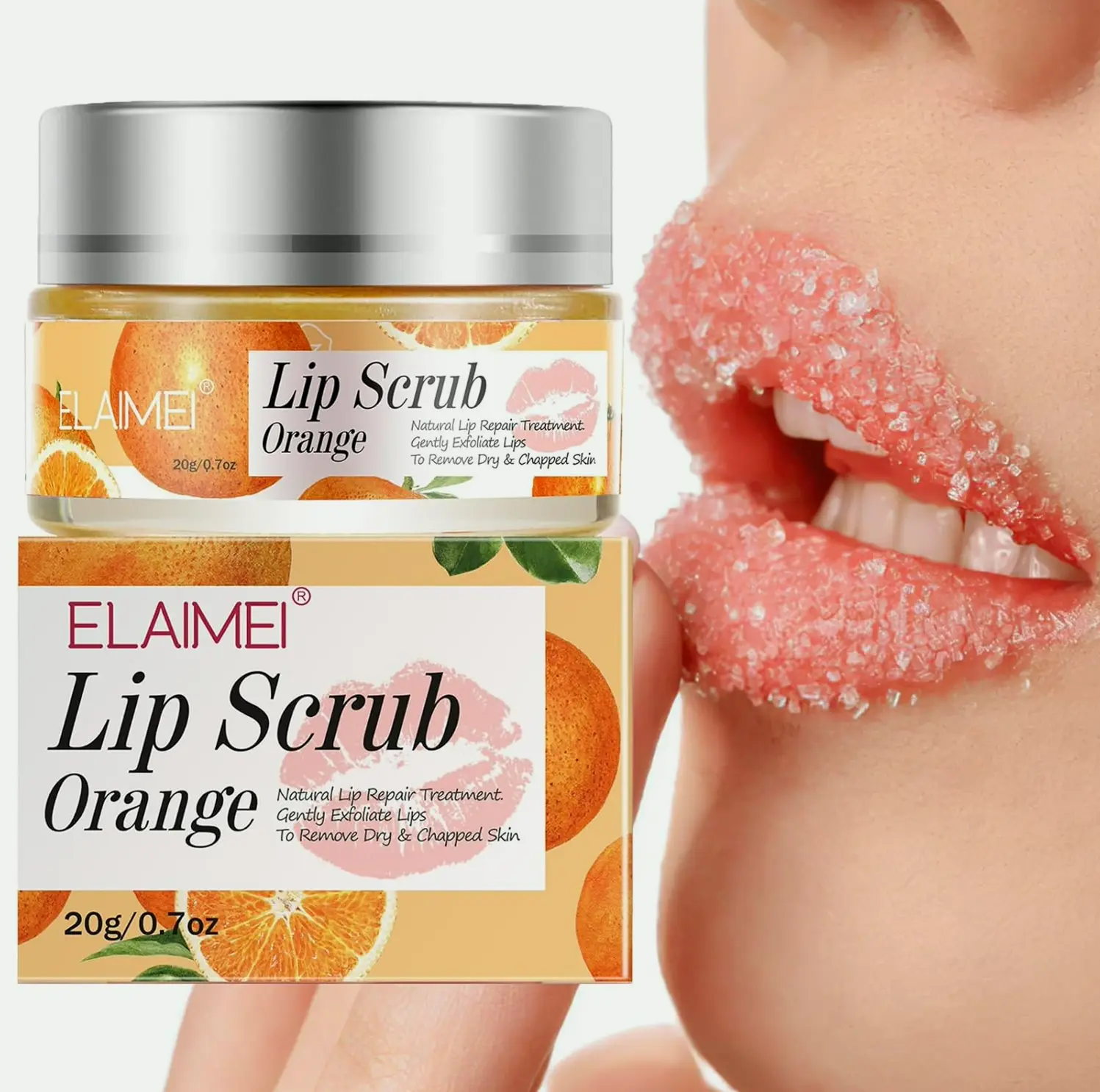 Lip Treatment Exfoliator, Natural Polish for Chapped Lips