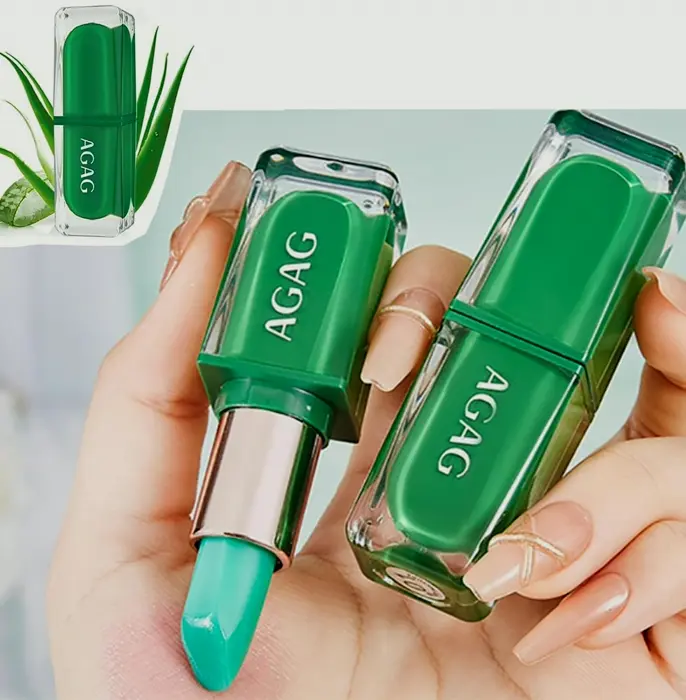 Color Changing Aloe Plant Lip Balm, Long Lasting and Nutritious