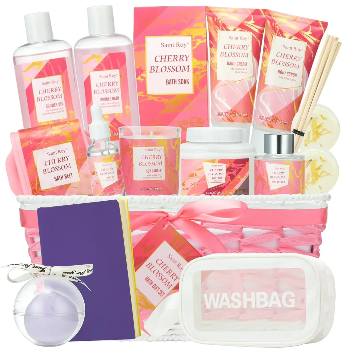 Mother's Days Gifting Sets for Women, 18pcs Bath & Body Gift Set